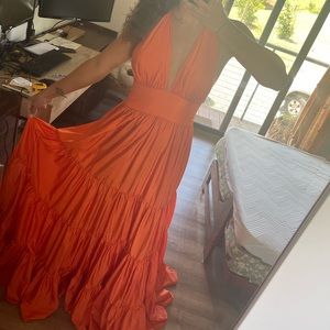 SOLD 🧡 Orange Gown